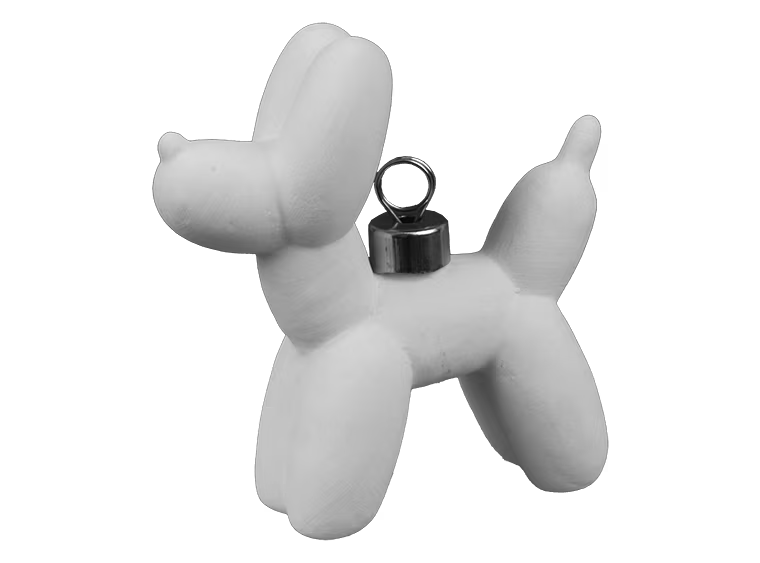Balloon Puppy Ornament