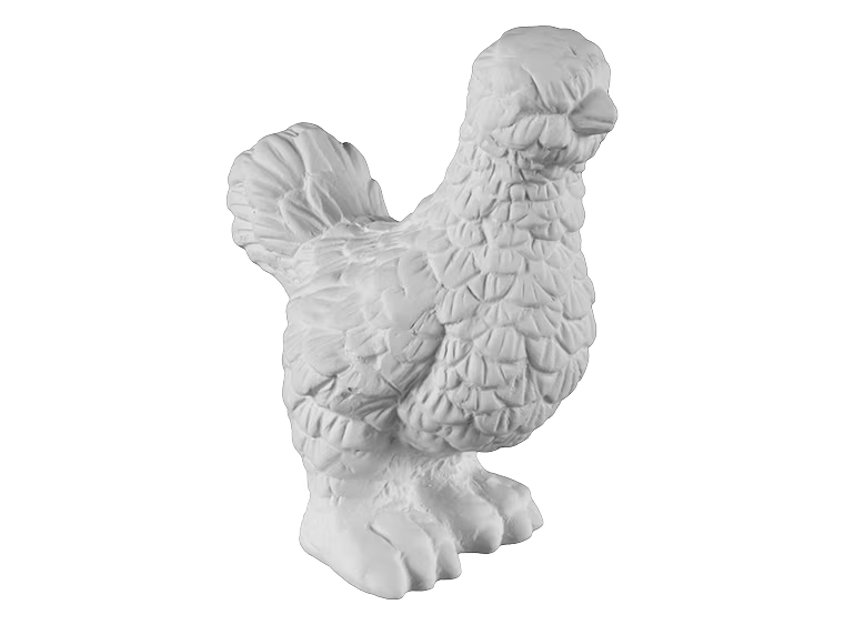 Silkie Chicken Figurine